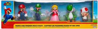 Figúrka Super Mario Luigi Peach Yoshi Toad Jakks